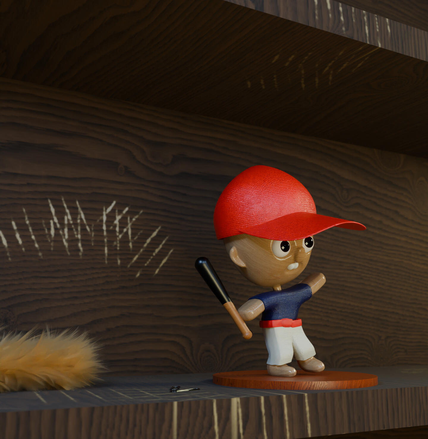 SCRATCH, 2024, Blender.